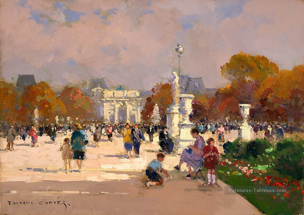 Jardin des Tuileries EC Paris Peintures à l'huile